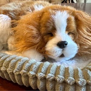 Perfect Petzz Breathing Lifelike Cuddly Cavalier King Charles Pup Christmas Gift